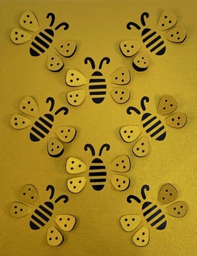 Bees
(yellow & black)
Lift-Up Card